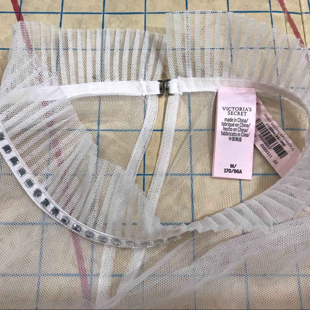 VICTORIA’S SECRET Tulle Lingerie Top in COCONUT! - Picture 7 of 7